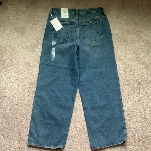 Free Assembly - The Super High Crop Wife Straight Jeans Sz 10 - Picture 3 of 11